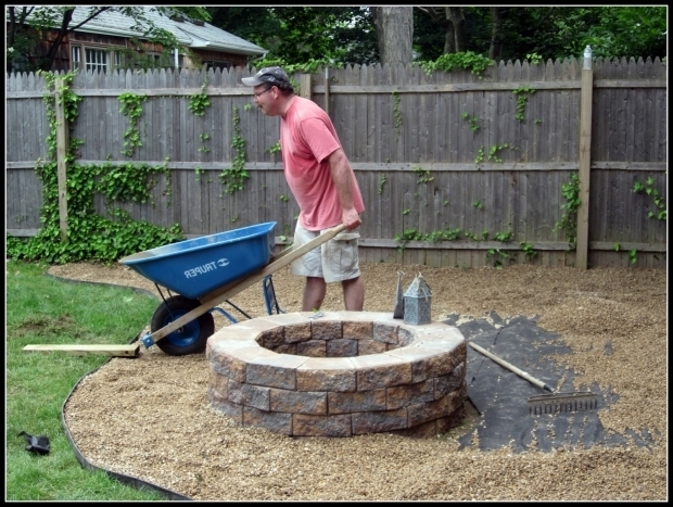 Pea Gravel Fire Pit