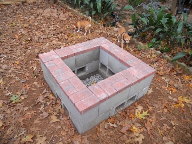 Concrete Block Fire Pit