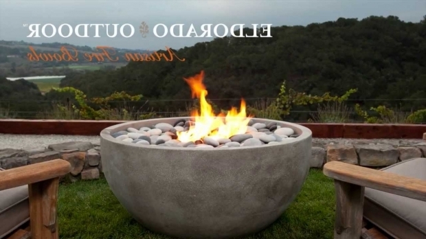 Concrete Bowl Fire Pit