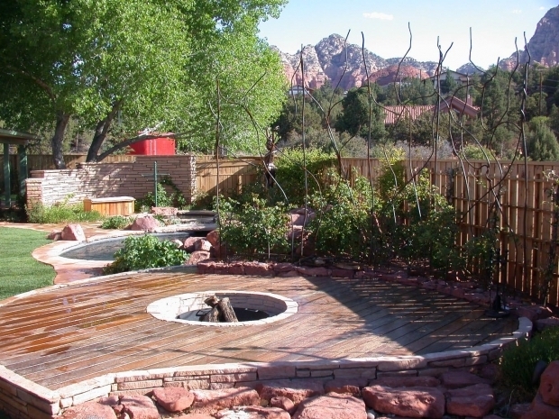 Fire Pit In Deck