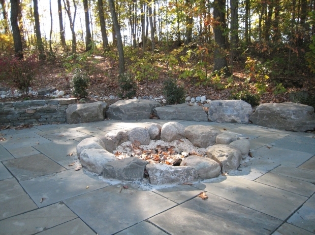 River Rock Fire Pit