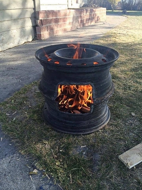 Wheel Fire Pit