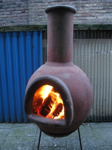 Fire Pit With Chimney
