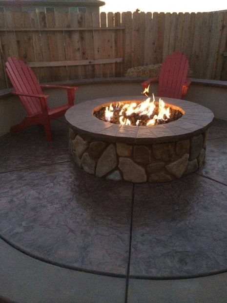 Large Gas Fire Pit