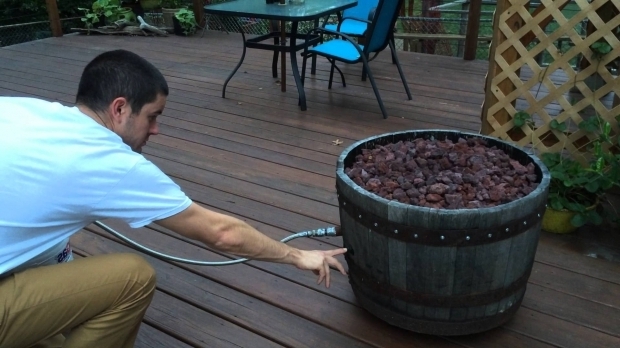 Homemade Gas Fire Pit