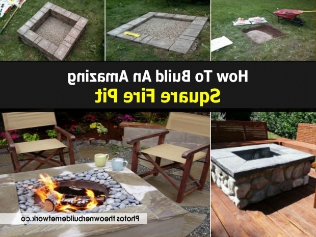 How To Build A Square Fire Pit