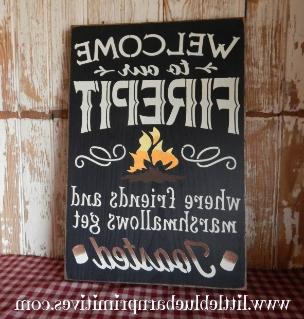 Fire Pit Signs