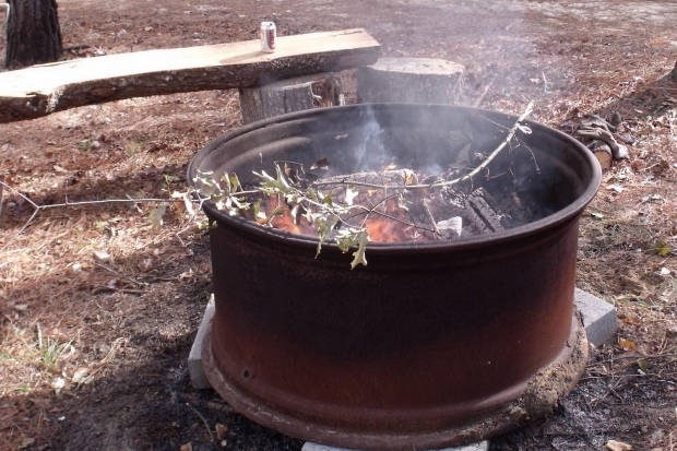 Tractor Rim Fire Pit