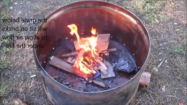 55 Gallon Drum Fire Pit