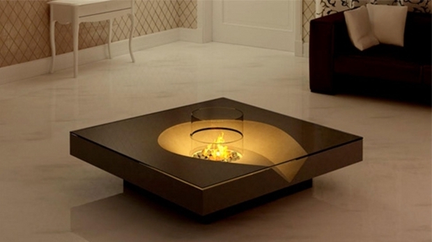 Indoor Fire Pit Coffee Table